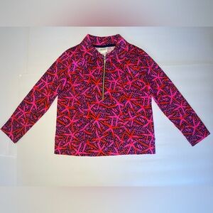 NWT LILLY PULITZER SIZE SMALL 4-5 YEARS MINI ELENI PULLOVER STAR SEARCHING